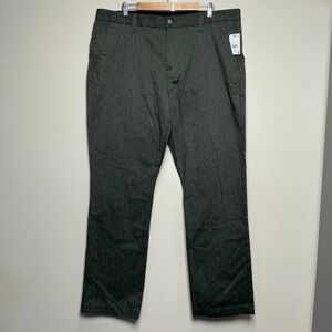 Volcom Monty Pants Mens 40x32 Charcoal Grey Heather Chino Straight Leg NWT